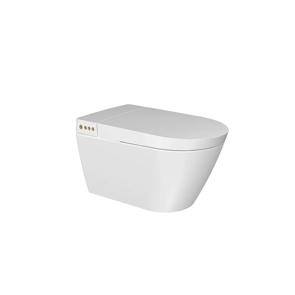 Унитаз подвесной с функцией биде Creavit WQ Smart WQ320-11CB белый, безободковый
