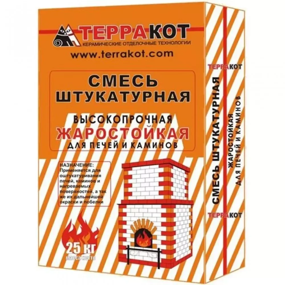 Штукатурная смесь «Терракот» 25 кг