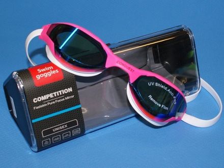 Очки для плавания CONQUEST :BL1027M  (Розовый)