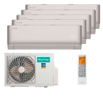 Мульти сплит-система Hisense на 5 комнаты (20+20+20+20+35 кв.м.) VIBE PRO CHAMPAGNE