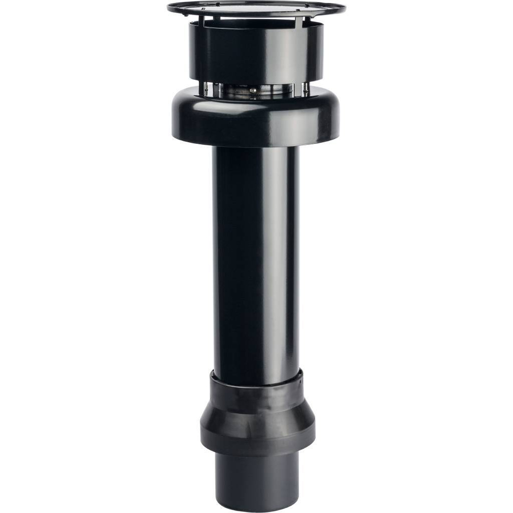 Элемент дымохода  Ø80/100 к-т   вертикальный утепленный, 584 мм, финальный участок.