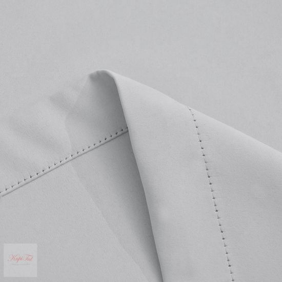 XL-Комплект штор блэкаут (светло-серый) и вуаль (белый)