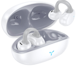 Bluetooth - гарнитура HOCO EW57, TWS вкладыши клипса, BT5.3, 70/450mAh Ivory White