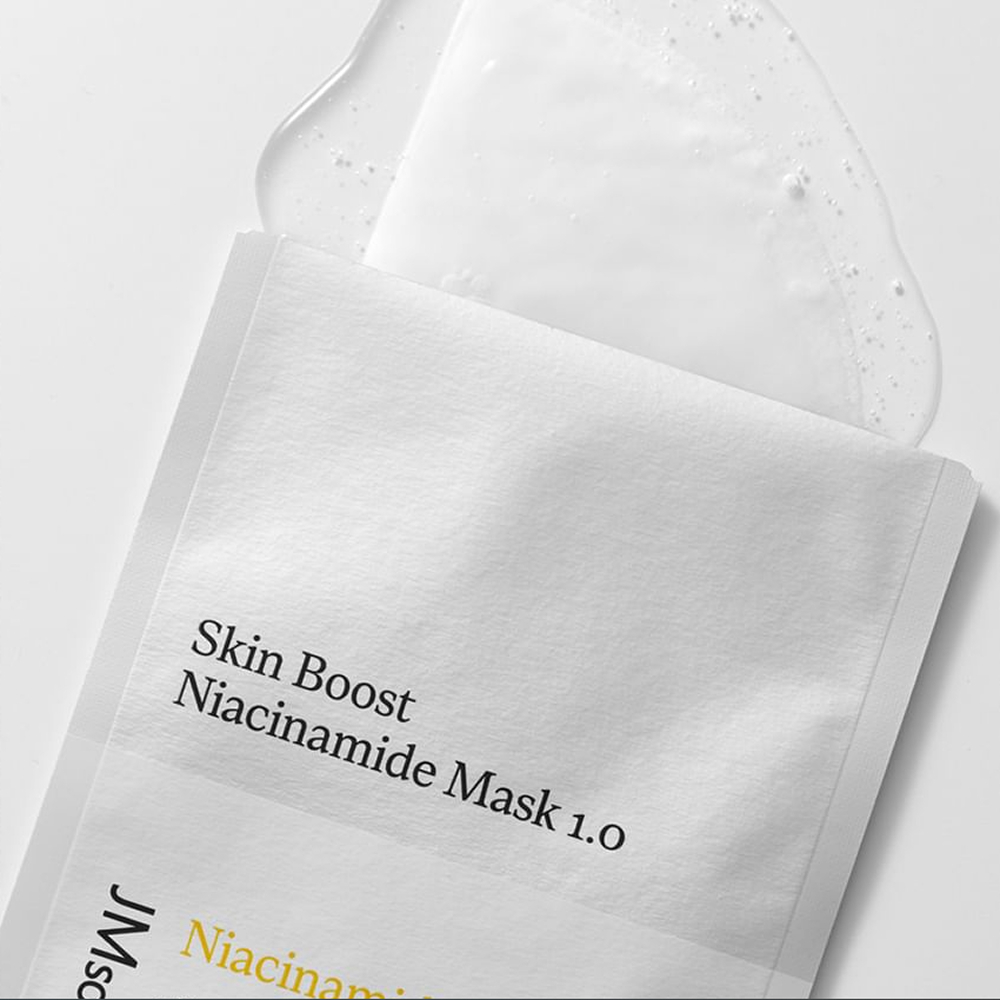 Тканевая маска отбеливающая с ниацинамидом JMSOLUTION Skin Boost Niacinamide Mask 1.0