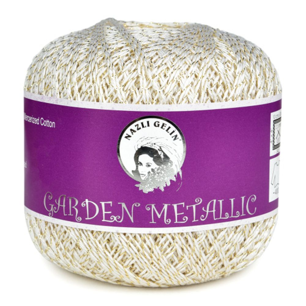 Пряжа Nazli Gelin Garden Metallic (02)