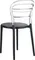 Стул Miss Bibi черный/прозрачный