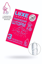Презервативы Luxe конверт Тропический шторм манго 18 см 3 шт