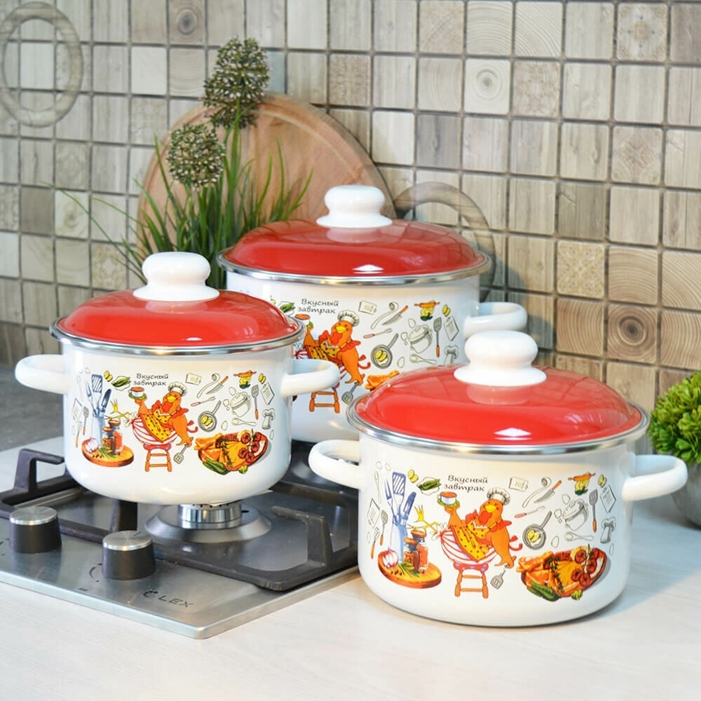 Набор кастрюль "Завтрак" №02