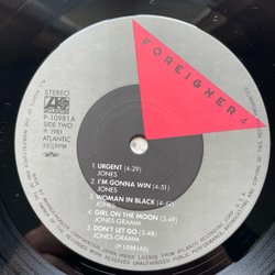 Винтажная виниловая пластинка LP Foreigner 4 (Япония 1981) (Без Оби) Girl On The Moon