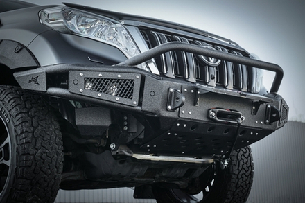 Бампер силовой передний BMS ALFA для Тойота Прадо 150 2009-2017