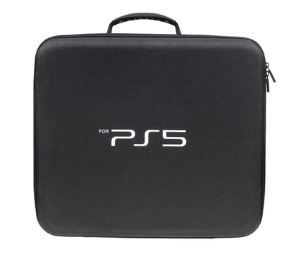 Сумка для переноса консоли Sony PlayStation 5 (PS5) и геймпадов, черная