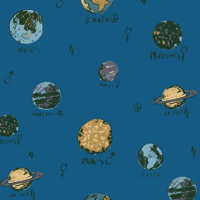 шаблон с множеством планет