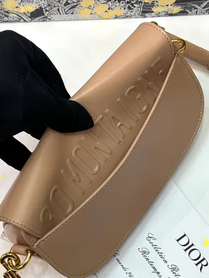 Сумка Dior Bobby East-west розовый
