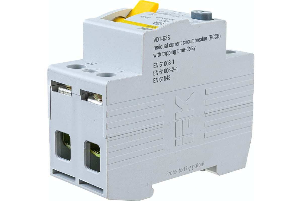 Выключатель дифференциальный (УЗО) ВД1-63S 2Р 63А 300мА IEK