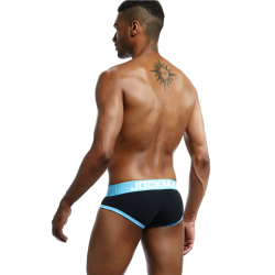 Мужские трусы брифы черные JOCKMAIL JM2048-2