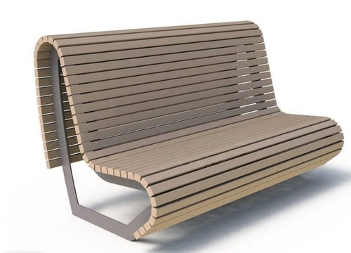 Скамейка стальная «Парабола»