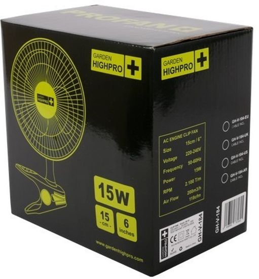 Вентилятор на клипсе Clip Fan 15 см, 15 Вт