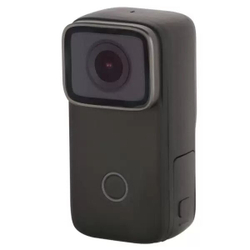 Экшн камера SJCam C200 черная с креплением, цифровым стабилизатором, водонепроницаемая 4K Ultra HD на шлем, голову, грудь, велосипед
