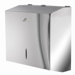 Диспенсер для полотенец LAIMA PROFESSIONAL INOX, (Система H3) V-сложения, нержавеющая сталь, зеркальный.