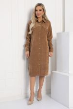 Платье-рубашка В большом городе (коричневое) П12800М LT Collection
