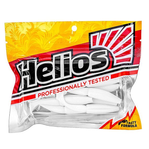 Виброхвост Guru 5,0&#39;/12,7 см White 5шт. (HS-31-001) Helios