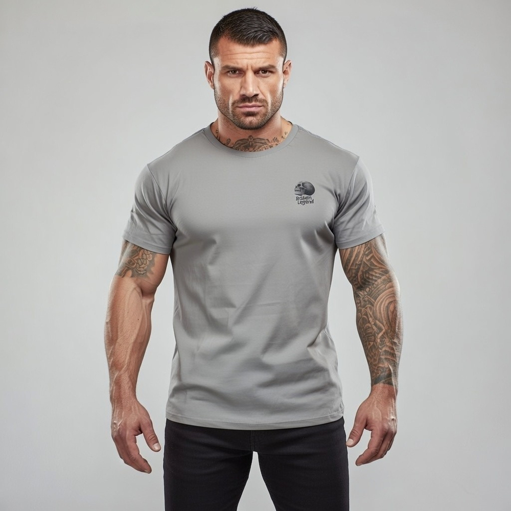 Футболка серая Yakuza Premium BL 204