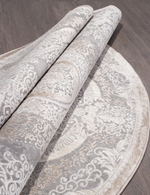 Ковер 03880C - GREY / BROWN - Круг - коллекция ARMINA размер 160*160 см