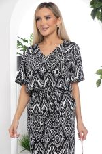 Комбинезон Леон (черно-белый) К10328 LT Collection