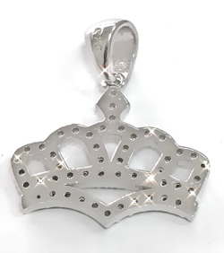 Ювелирная подвеска из серебра 925 пробы с фианитами