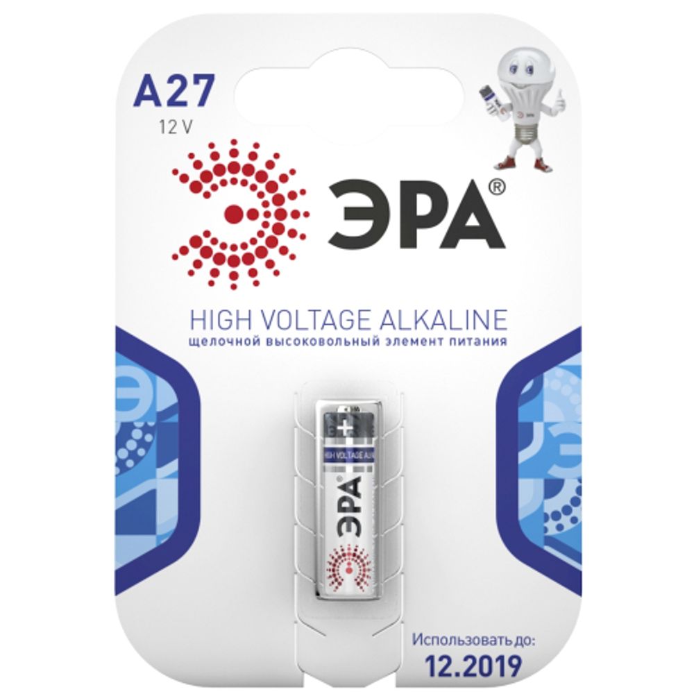 Батарейки ЭРА A27-1BL SUPER Alkaline | Батарейки Щелочные (Алкалиновые)