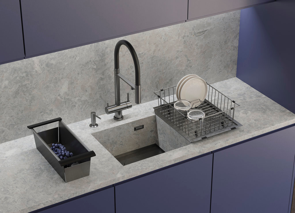 Мойка Omoikiri Kasen 49-16-INT-LG нерж. сталь | Светлое золото