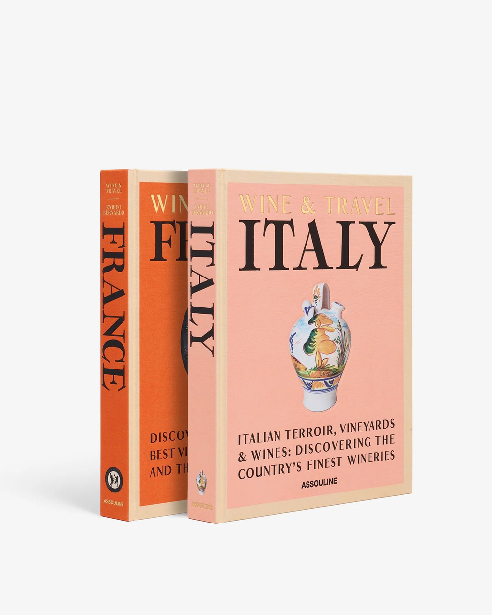 Подарочный набор книг на английском языке Assouline WINE & TRAVEL FRANCE AND ITALY GIFT SET