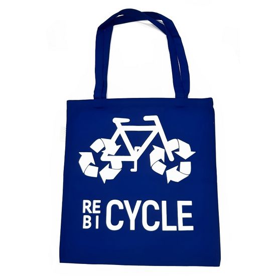 Шоппер RE BICYCLE василёк, 40х37 см (уценка)