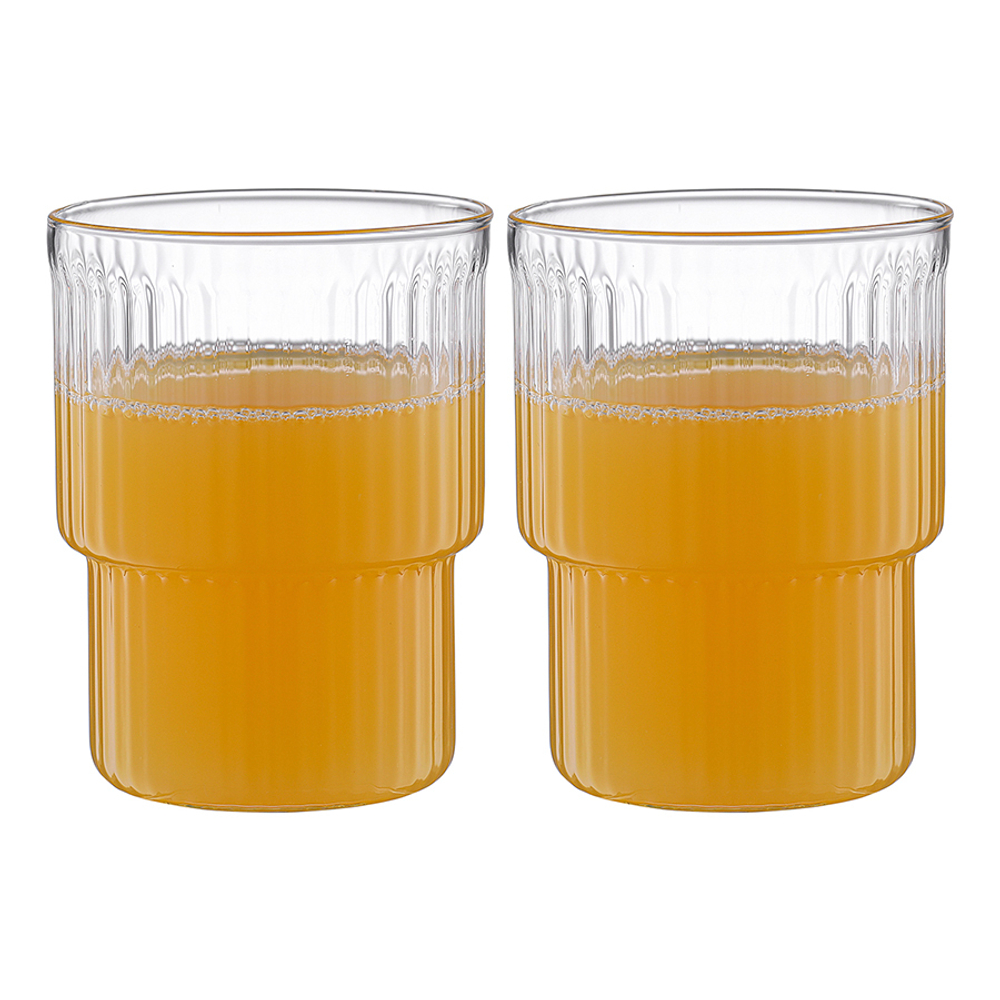 Набор из 2-х стаканов soft ripples, 370 мл