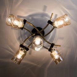 Citilux Мерида CL142154 Люстра с поворотными плафонами Бронза