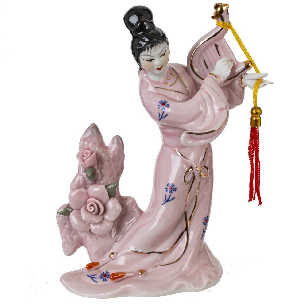 GAEM Фигурка декоративная "Гейша" (блок 4 шт), L11,5 W6,5 H15 см, 4в.