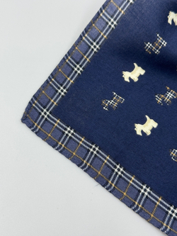 Платок синий с собачками Burberry