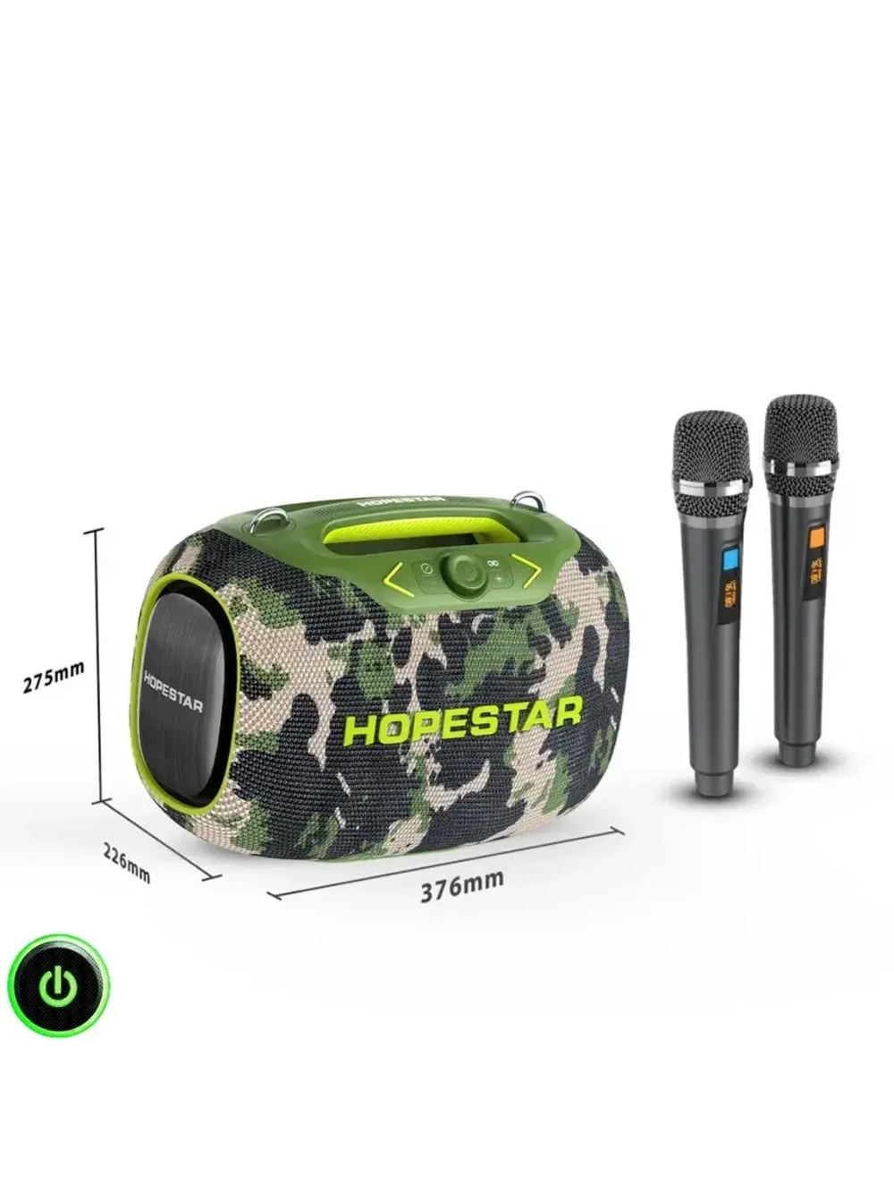 Портативная колонка Party Box 120W серый