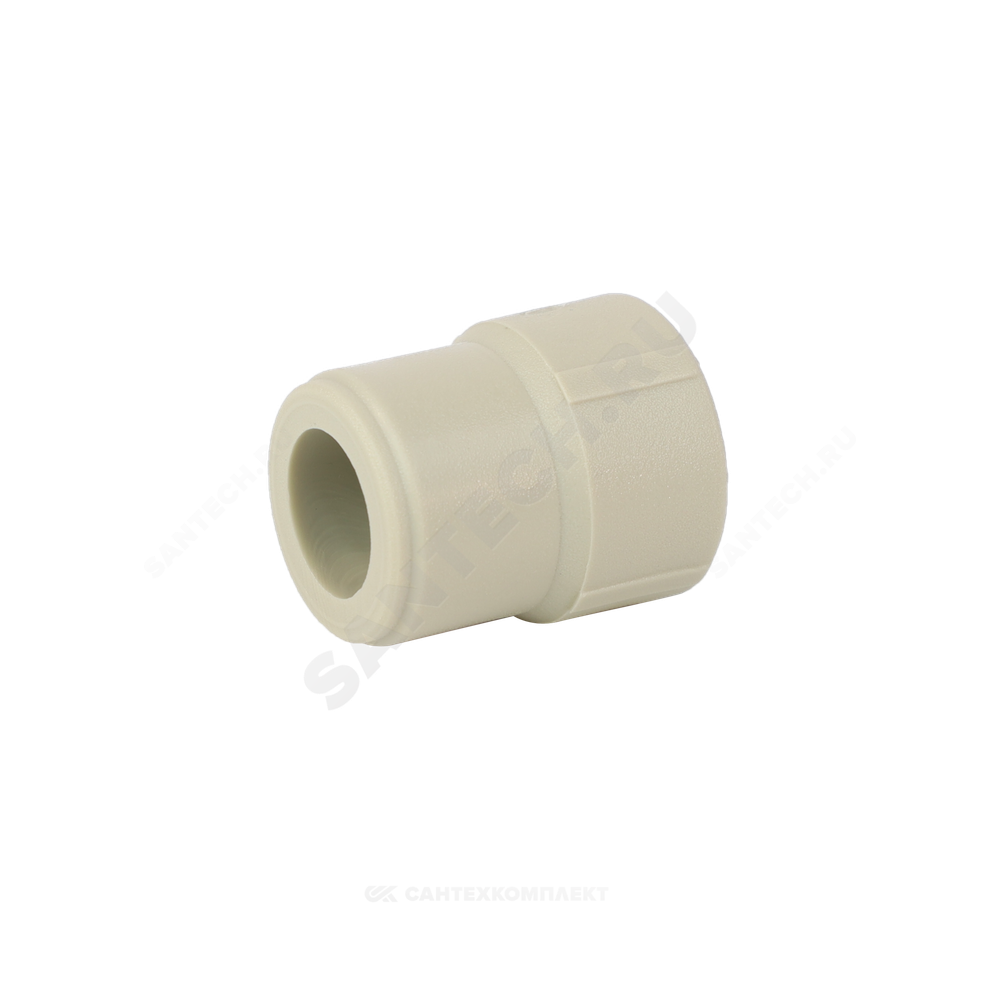 Муфта PP-R переходная серая Дн 25х20 внутр/наруж пайка VALFEX 10002520Г