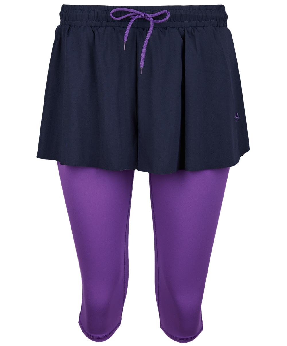 Шорты гимнастические Amanda Black/Purple, полиэстер, детский