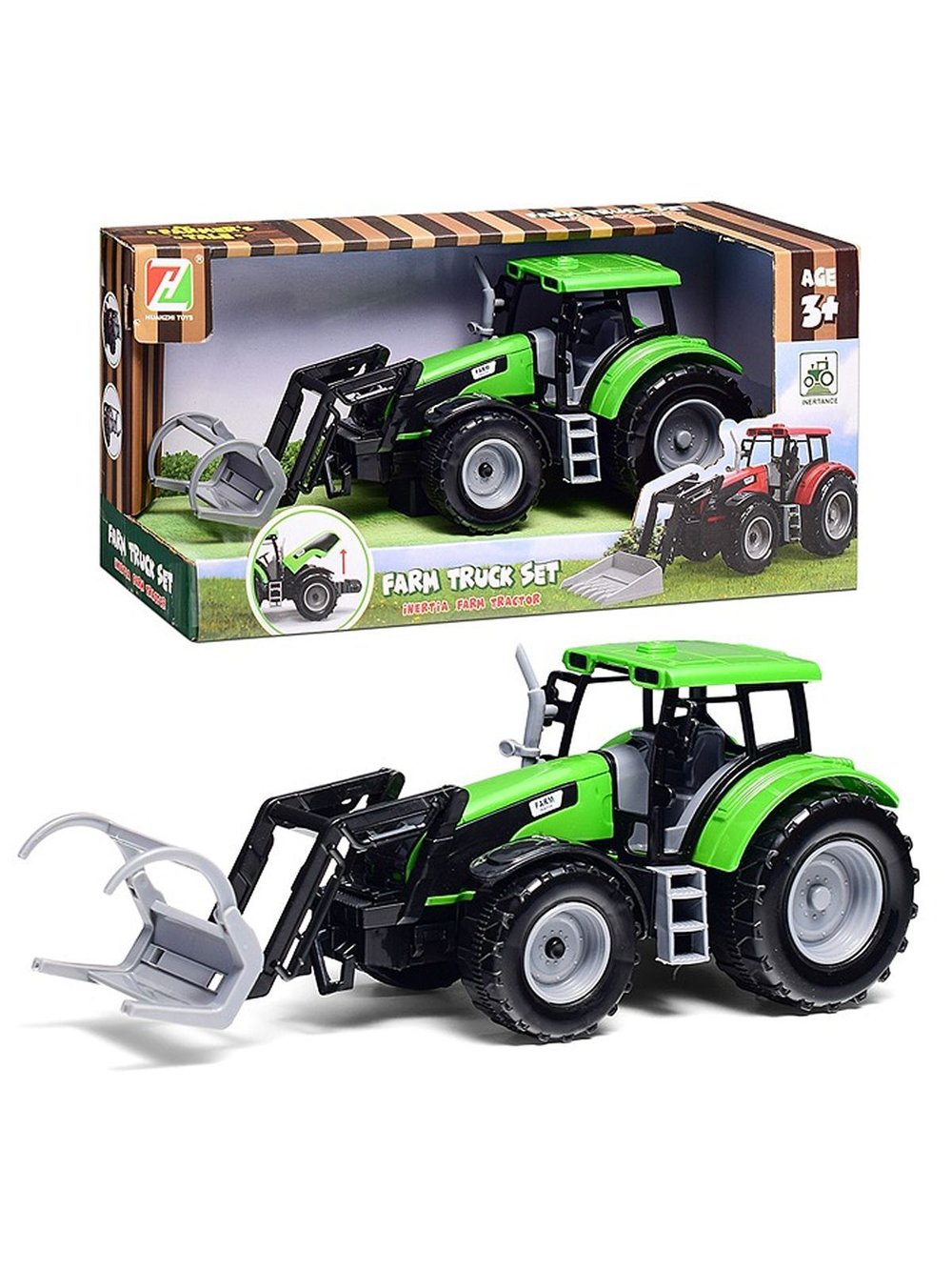 Игрушка Трактор с захватом Фермерский зеленый (550-3J-2)