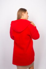 Кардиган оверсайз с капюшоном оптом