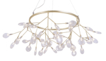 Подвесной светильник Crystal Lux EVITA SP45 D GOLD/TRANSPARENT