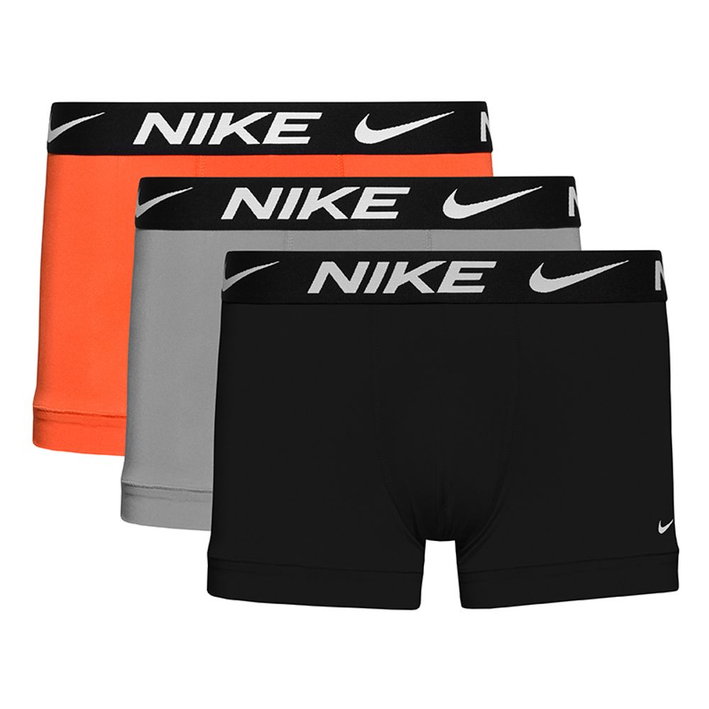 Мужские спортивные боксеры Nike Dri-Fit Essential Micro Trunk 3P - team orange/wolf grey/black