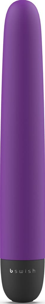 Фиолетовый классический вибратор Bgood Classic - 18 см. (Цвет: фиолетовый)