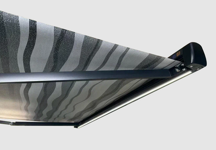 Маркиза безопорная 5 м MobileComfort EAGLE ME500BD, настенная, электрическая, чёрная
