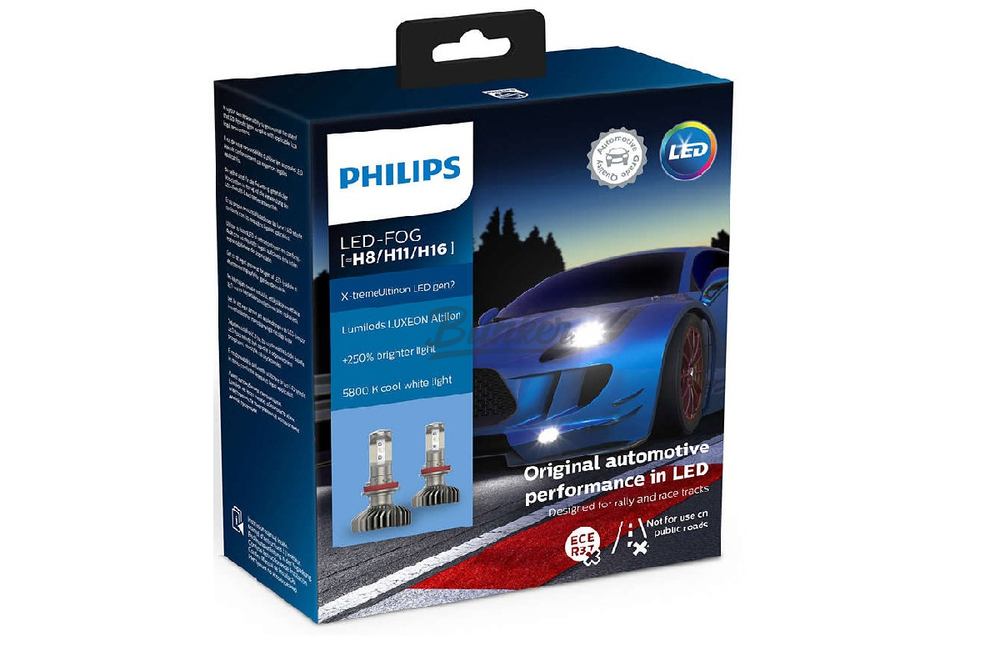 Philips H8/H11/H16 X-tremeUltinon LED gen2 FOG - 11366XUWX2