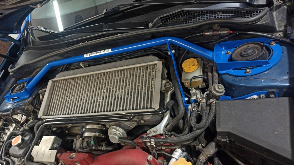 Пластина соединительная Упора ГТЦ и распорки Subaru Forester 3 (SH) и Subaru Impreza (GH)