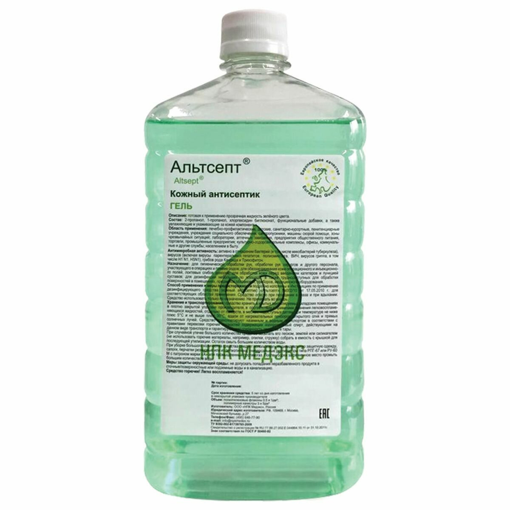 Альтсепт кожный антисептик гель (1л)