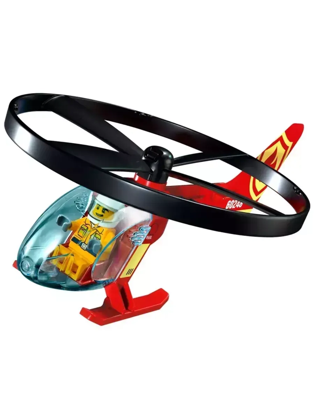 Конструктор Сити Пожарный Cпасательный вертолёт 111 деталей